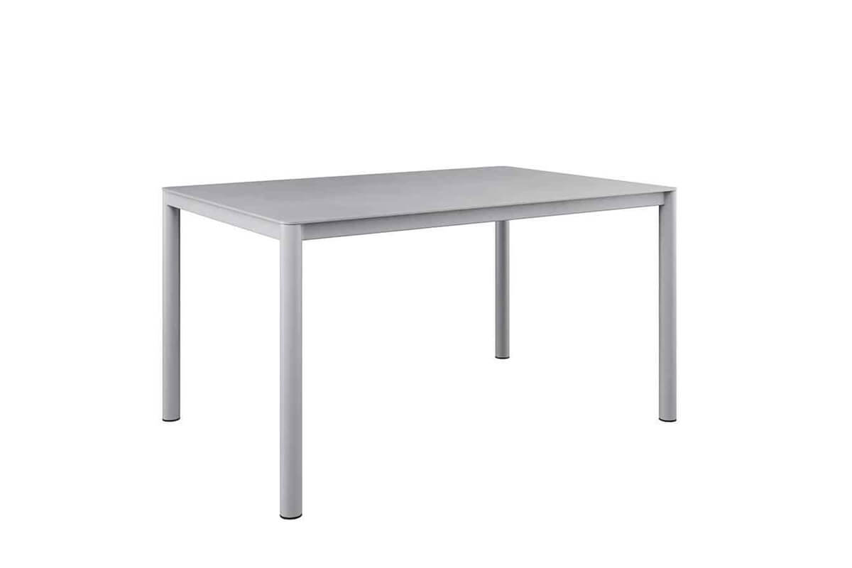 Arona nowoczesny stół do ogrodu aluminium szkło stolik kawowy wysoki kolor szary Zumm