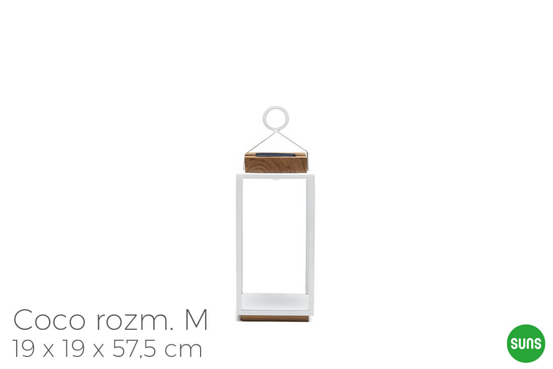 Coco solarne lampy ogrodowe ze stali nierdzewnej, wariant 4821