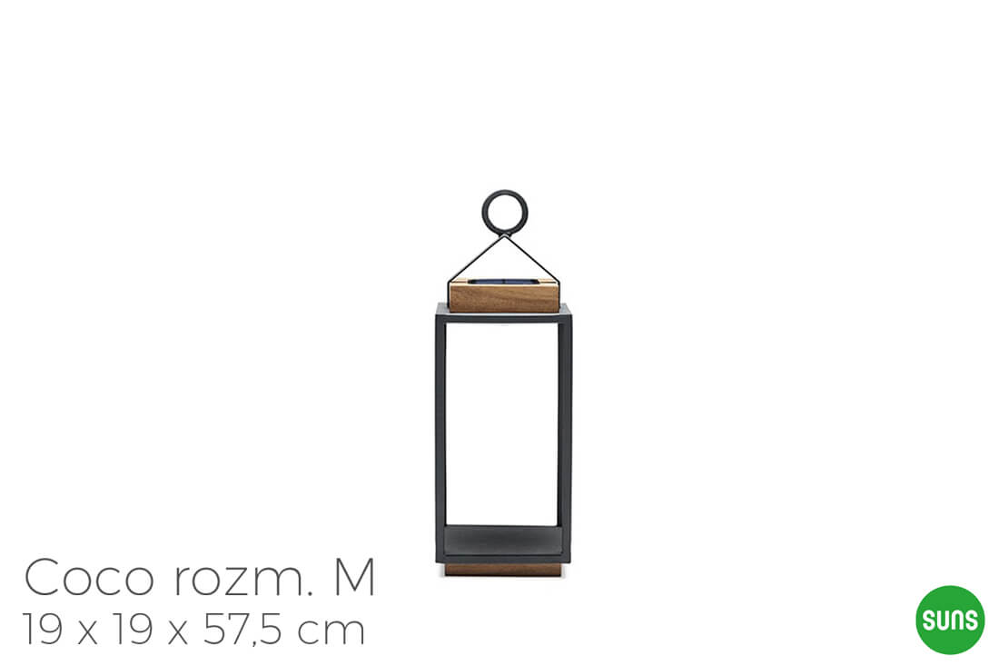 Coco solarne lampy ogrodowe ze stali nierdzewnej, wariant 4820