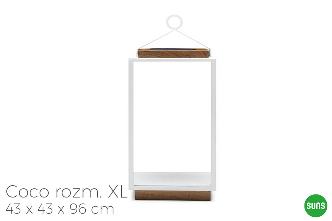 Coco solarne lampy ogrodowe ze stali nierdzewnej, wariant 4823