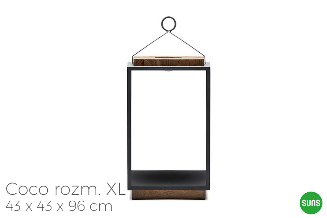Coco solarne lampy ogrodowe ze stali nierdzewnej, wariant 4822