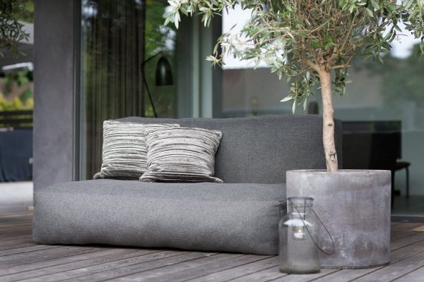 C-1 nowoczesna podwójna sofa ogrodowa z tkaniny TroisPommes Home luksusowe meble ogrodowe