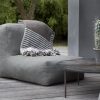 C-1 nowoczesny fotel ogrodowy z tkaniny TroisPommes Home luksusowe meble ogrodowe
