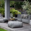 C-1 nowoczesny zestaw ogrodowy z tkaniny TroisPommes Home luksusowe meble ogrodowe tkanina