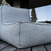 C-2 Edge nowoczesny fotel ogrodowy z tkaniny TroisPommes Home nowoczesne meble do ogrodu