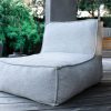 C-2 Edge nowoczesny fotel ogrodowy z tkaniny TroisPommes Home nowoczesne meble ogrodowe