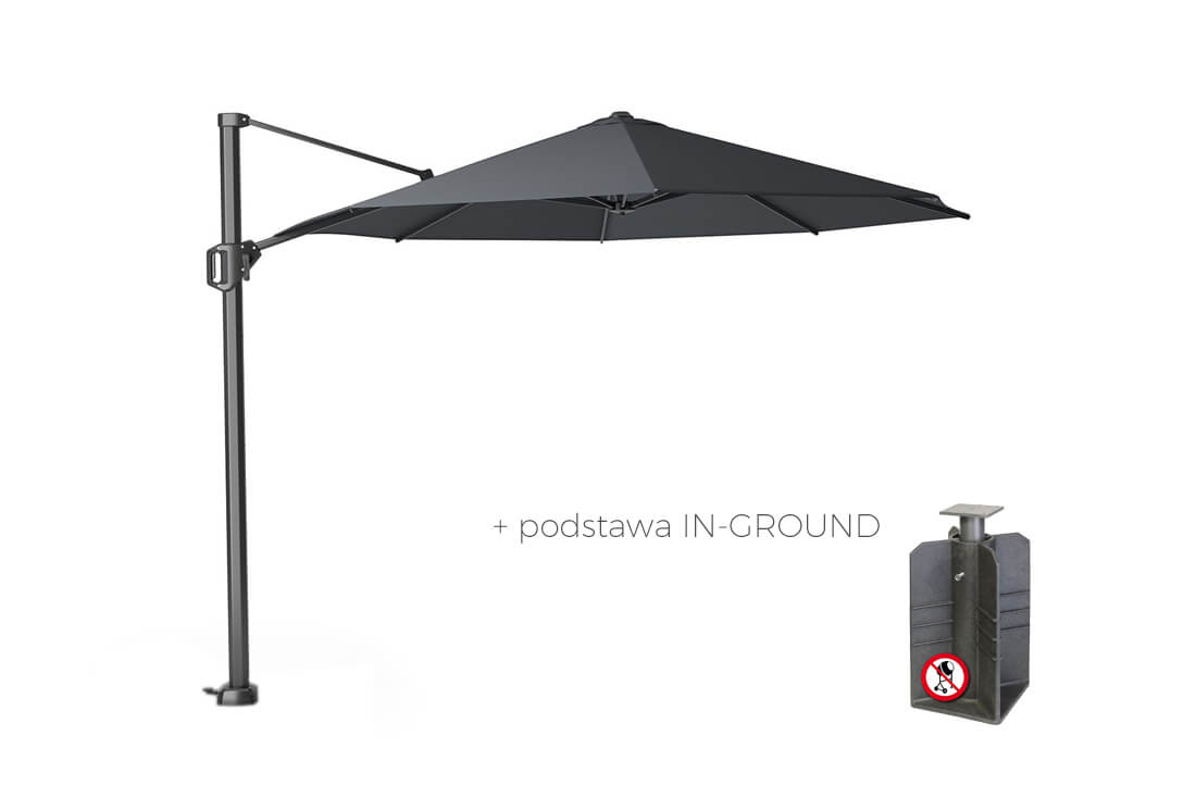 Parasol ogrodowy Challenger T1 Ø 3.5 m, wariant 6897