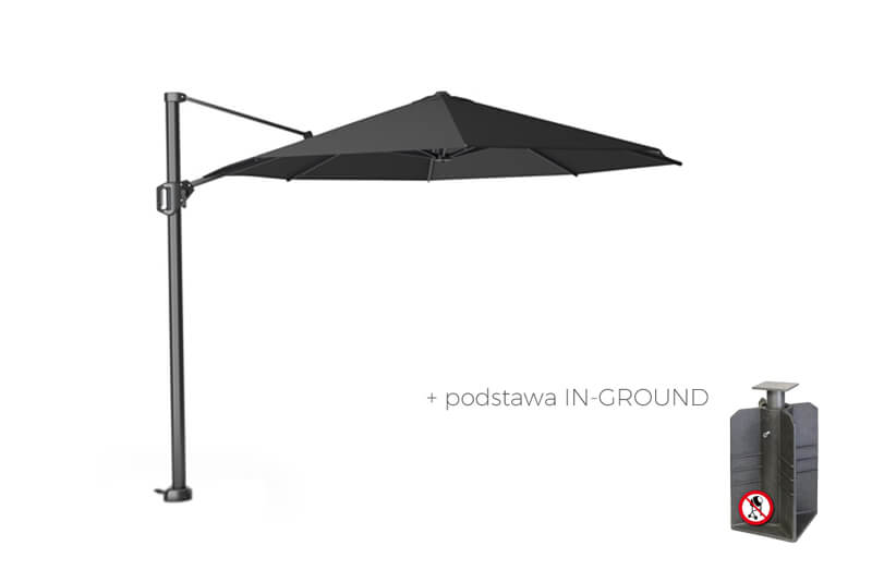 Parasol ogrodowy Challenger T1 Premium Ø 3.5 m, wariant 6863