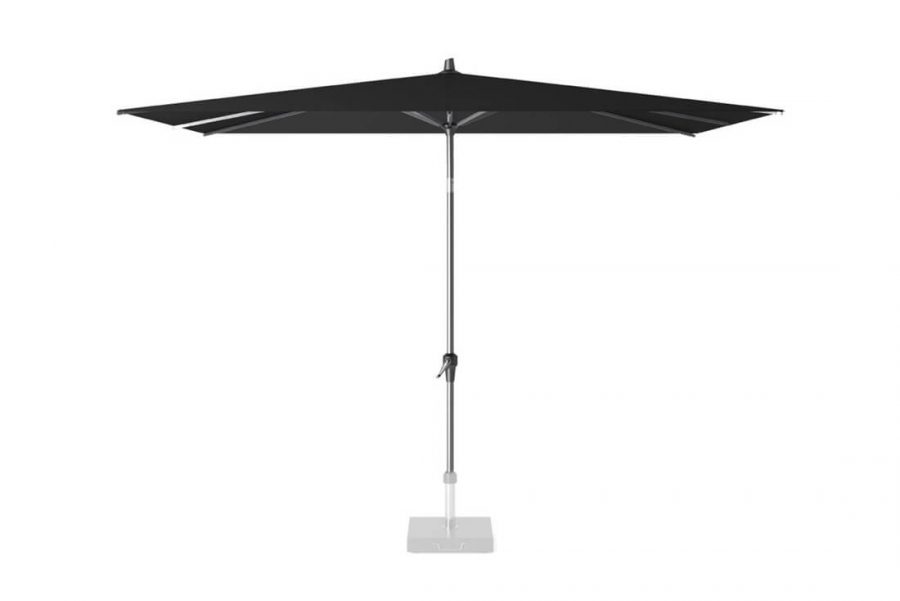 Parasol ogrodowy Riva 3 x 2 m prostokątny z centralną nogą bez podstawy kolor anthracite antracyt Platinum parasole ogrodowe