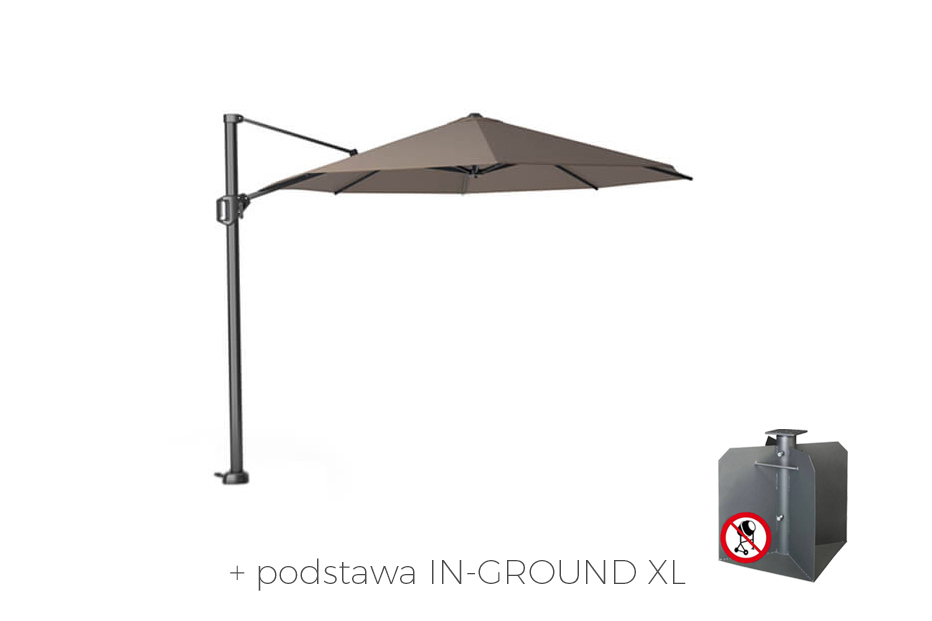 Parasol ogrodowy Challenger T1 Premium Ø 3.5 m, wariant 65444