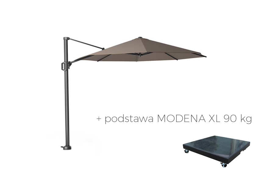 Parasol ogrodowy Challenger T1 Premium Ø 3.5 m, wariant 65438