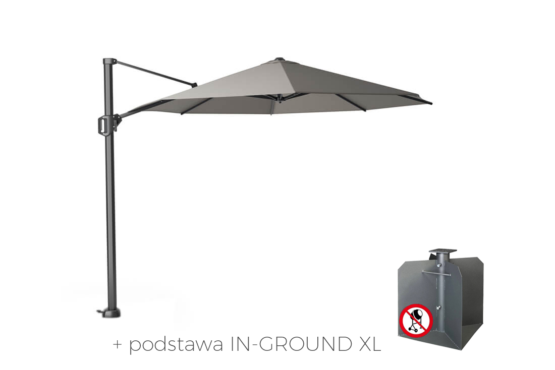 Parasol ogrodowy Challenger T1 Premium Ø 3.5 m, wariant 65445