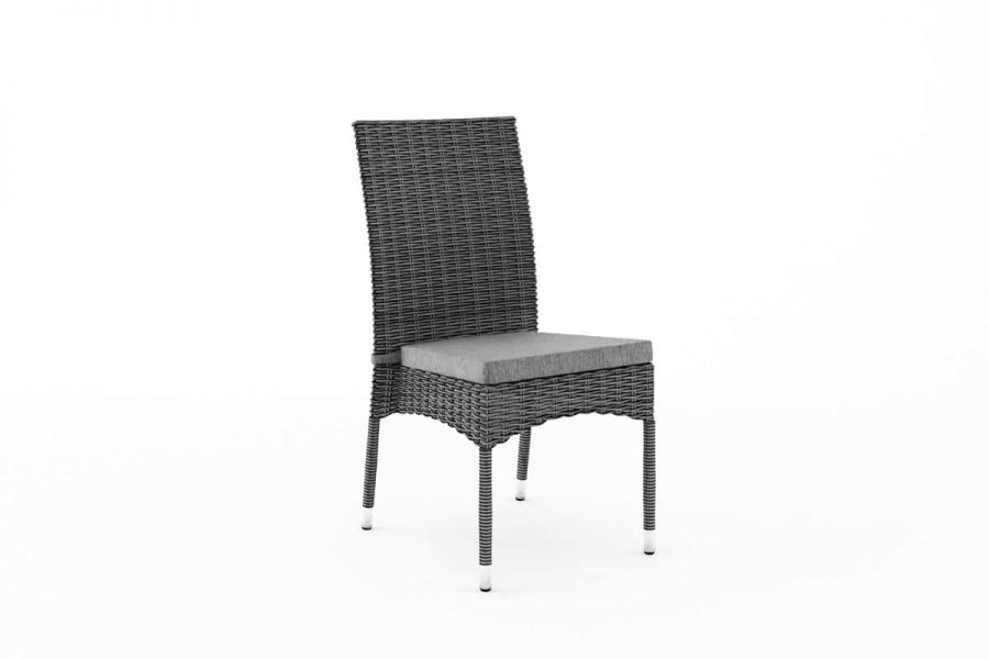 Strato krzesło ogrodowe z technorattanu kolor szary Oltre