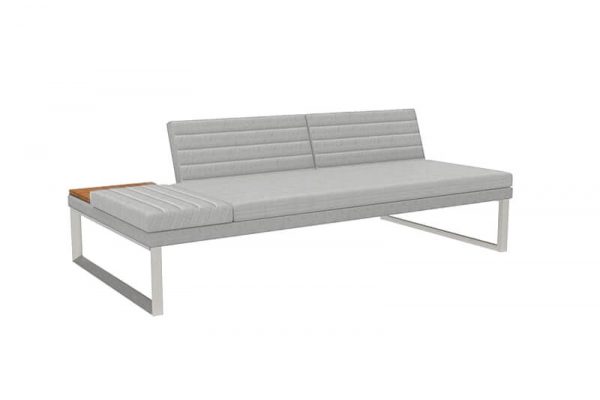 Oslo nowoczesna sofa ogrodowa leżanka z ruchomym oparciem Twoja Siesta
