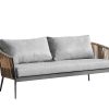 Groppo ogrodowy komplet wypoczynkowy sofa ogrodowa 2 osobowa technorattan aluminium Twoja Siesta luksusowe meble ogrodowe