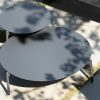 Groppo ogrodowy komplet wypoczynkowy stoliki kawowe aluminium ciemnoszare Twoja Siesta luksusowe meble ogrodowe