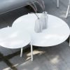 Ambience ogrodowy stolik kawowy aluminium biały duży L, średni M | Twoja Siesta