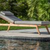 Ritz designerski leżak ogrodowy drewno teakowe | Jati & Kebon