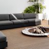 Bari moduł podstawa 3 osobowa aluminium antracytowe sofa potrójna | Jati & Kebon