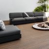 Zestaw poduszek ogrodowych pojedyncze siedzisko Truro Bari Fano Vigo XL sofa i fotel ogrodowy Bari Jati & Kebon