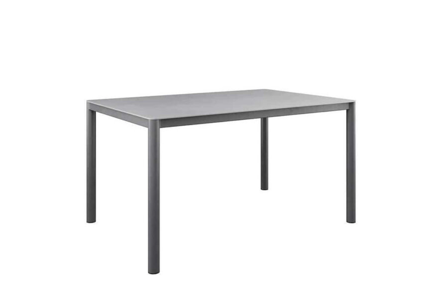 Arona nowoczesny stół do ogrodu aluminium szkło stolik kawowy wysoki kolor antracyt Zumm
