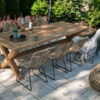 Lyon prostokątny stół ogrodowy 6-8 osób stół teakowy Vimine