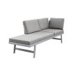 Masca funkcjonalny zestaw ogrodowy aluminium szara sofa ogrodowa Zumm