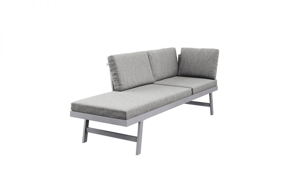 Masca funkcjonalny zestaw ogrodowy aluminium szara sofa ogrodowa Zumm