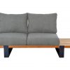 Nardo 1 narożnik taraoswy aluminium drewno teakowe sofa ogrodowa kanapa podwójna Suns