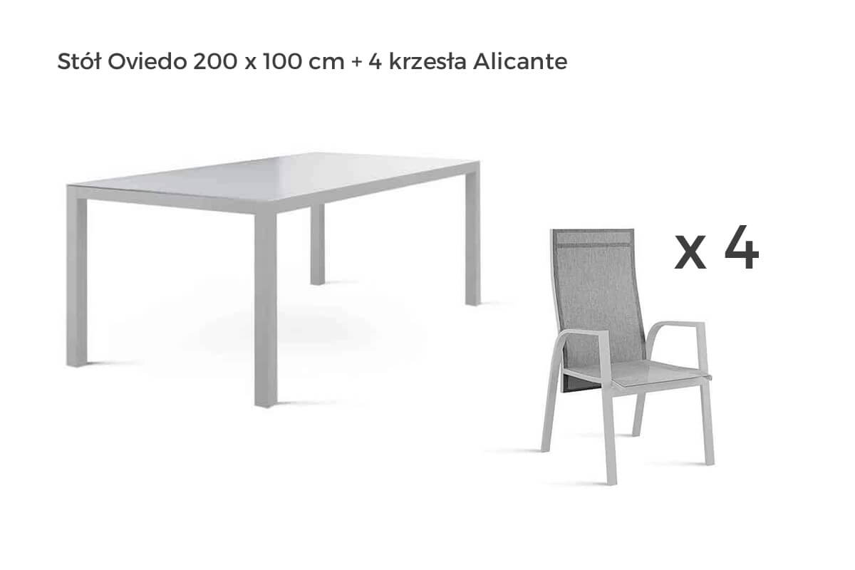 Oviedo zestaw ogrodowy stołowy 4-6 osób, wariant 62145 Zumm