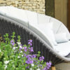 Cologne Spring meble ogrodowe wypoczynkowe sofa ogrodowa szara lina Twoja Siesta