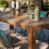 Nimes prostokątny teakowy stół ogrodowy stół drewniany Vimine