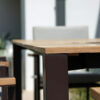 Soller luksusowy zestaw stołowy na taras 6 osobowy stół ogrodowy blat teakowy Twojasiesta