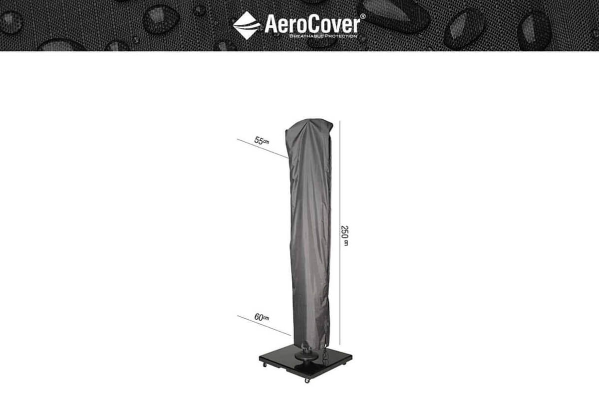 AeroCover 7970 pokrowiec ochronny na parasol ogrodowy Platinum