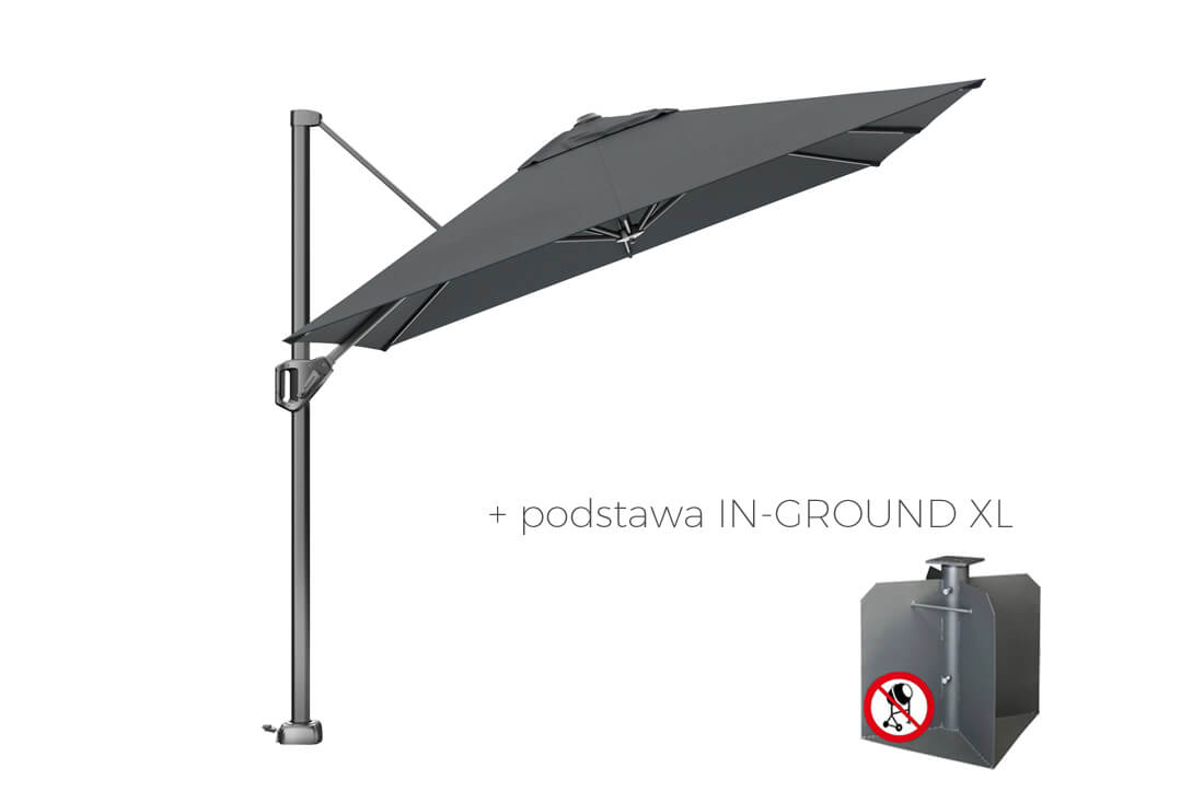 Parasol ogrodowy Voyager T1 2.5 x 2.5 m z boczną nogą, wariant 64024