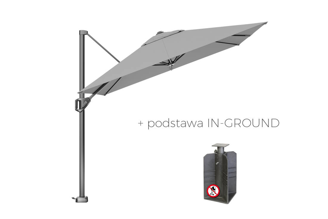 Parasol ogrodowy Voyager T1 2.5 x 2.5 m z boczną nogą, wariant 64022