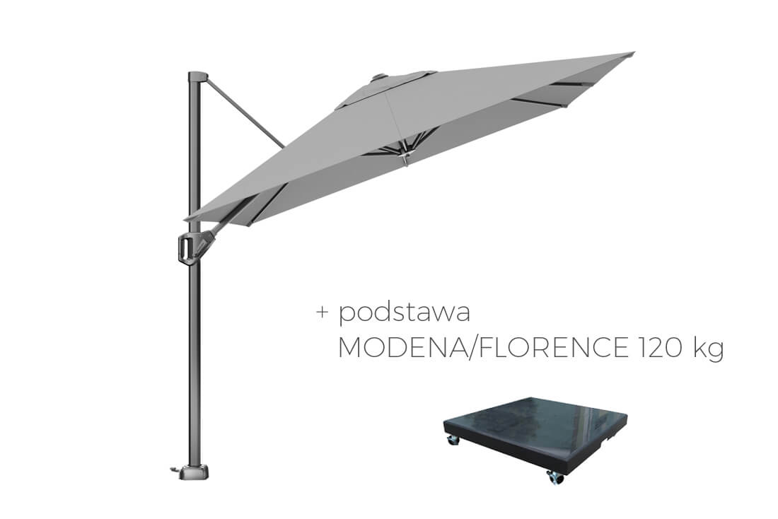 Parasol ogrodowy Voyager T1 2.5 x 2.5 m z boczną nogą, wariant 64016