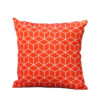 Passo pomarańcz sycylijska poduszka ogrodowa ozdobna wzór mozaika sześciany Twoja Siesta dekoracyjne poduszki ogrodowe