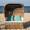 St Tropez kosz plażowy rattanowy podwójny St Tropez Duo Vimine meble ogrodowe rattanowe