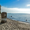 St Tropez kosz plażowy rattanowy pojedynczy kosz na plażę Vimine Twoja Siesta luksusowe meble ogrodowe
