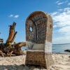 St Tropez kosz plażowy rattanowy pojedynczy Vimine Twoja Siesta luksusowe meble ogrodowe