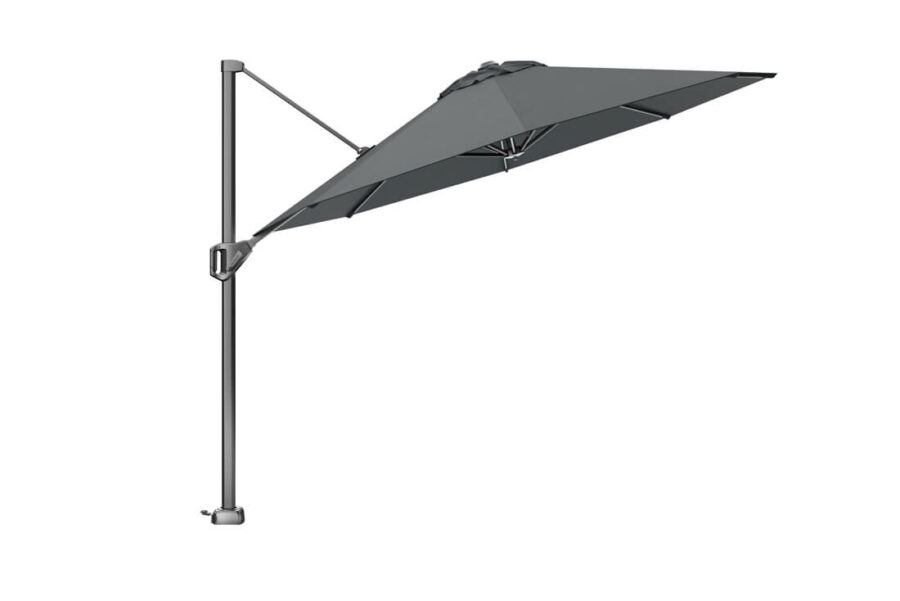 Voyager T1 parasol ogrodowy Ø 3 m z boczną nogą kolor antracyt bez podstawy Platinum parasole ogrodowe