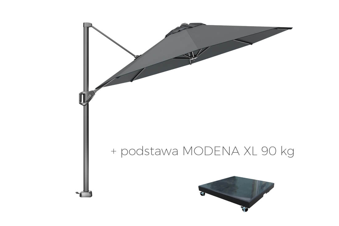 Voyager T1 parasol ogrodowy Ø 3 m z boczną nogą, wariant 64144