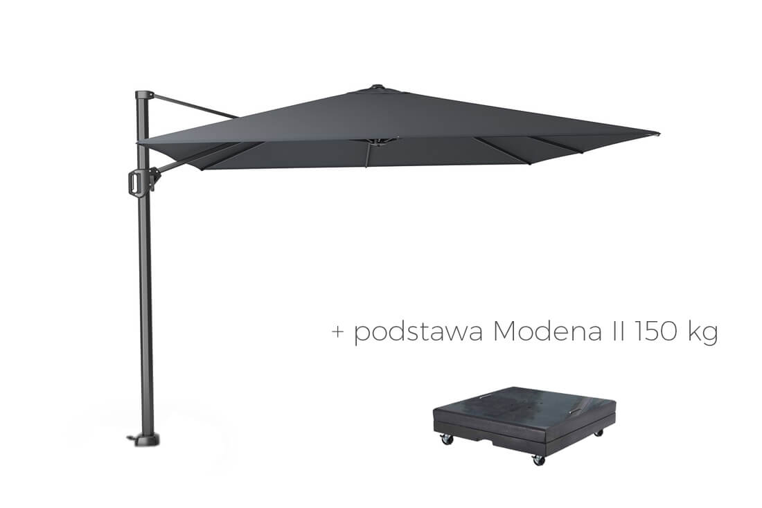 Parasol ogrodowy Challenger T1 3 x 3 m z boczną nogą, wariant 64769