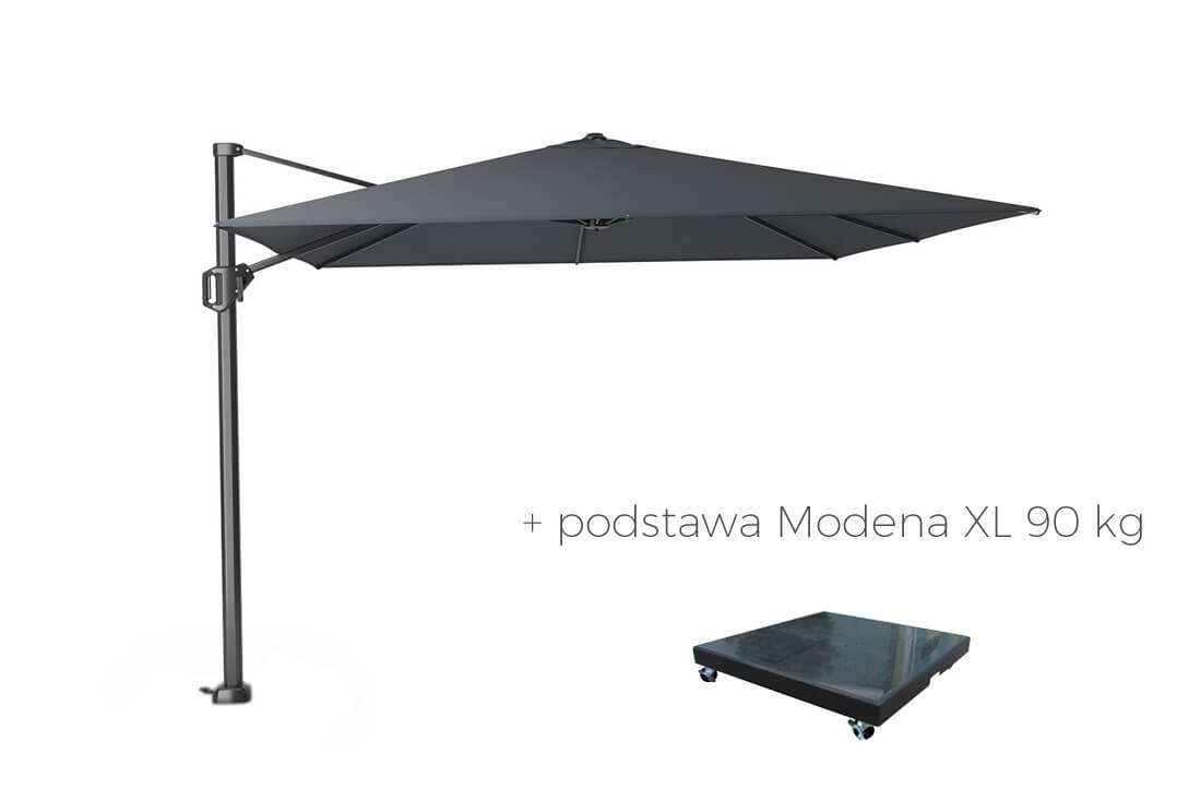 Parasol ogrodowy Challenger T1 3 x 3 m z boczną nogą, wariant 64758