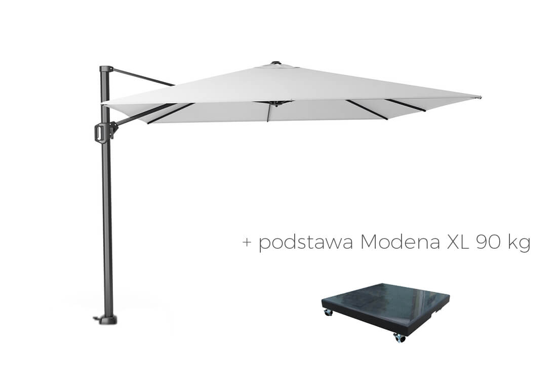 Parasol ogrodowy Challenger T1 3 x 3 m z boczną nogą, wariant 64760