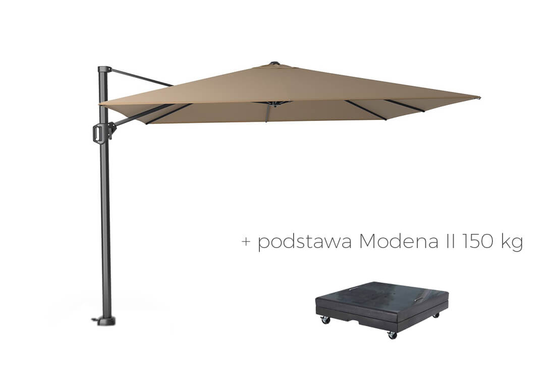 Parasol ogrodowy Challenger T1 3 x 3 m z boczną nogą, wariant 64770