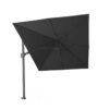 Parasol ogrodowy Challenger T2 Premium 3.5 x 2.6 m bez podstawy kolor Faded Black czarny Platinum solidne parasole ogrodowe