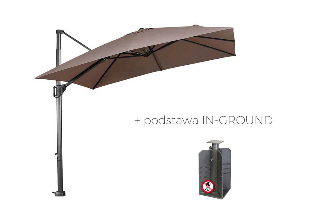 Parasol ogrodowy Challenger T1 Premium Telescope 3.5 x 3.5 m, wariant 64583