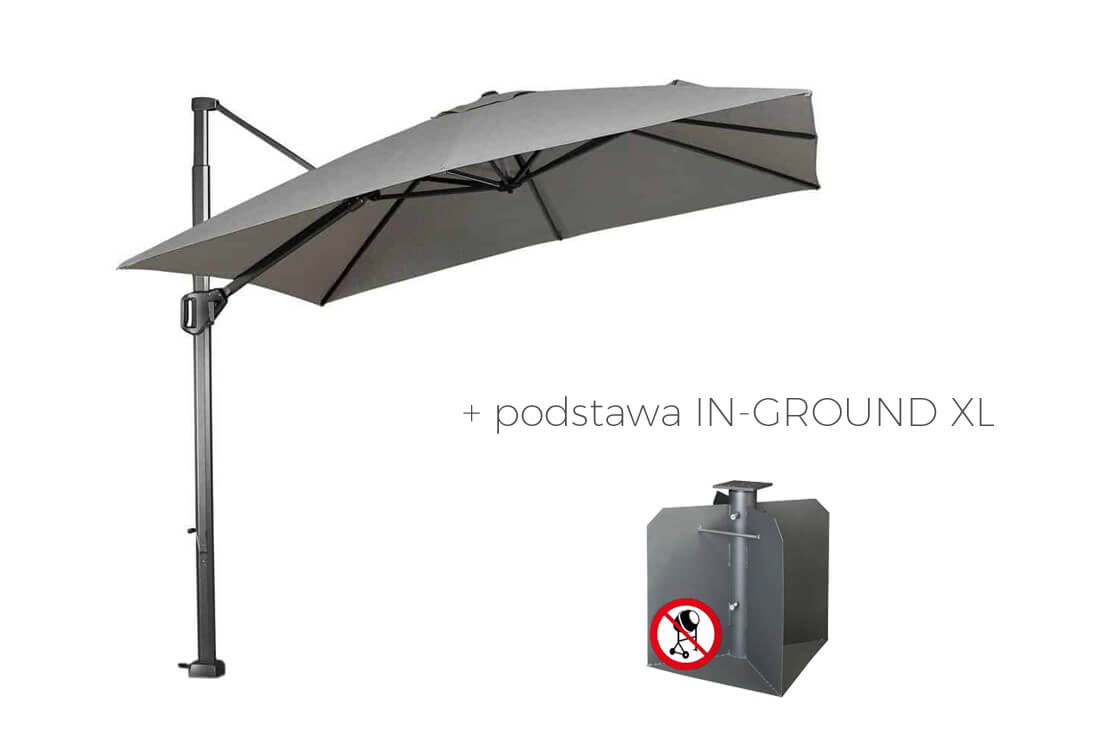 Parasol ogrodowy Challenger T1 Premium Telescope 3.5 x 3.5 m, wariant 64586
